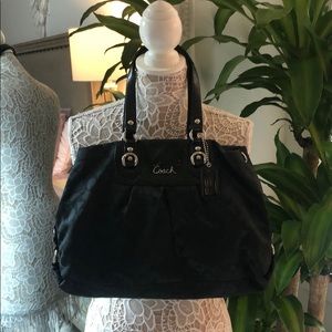 Matching Black Coach Purse and Wallet